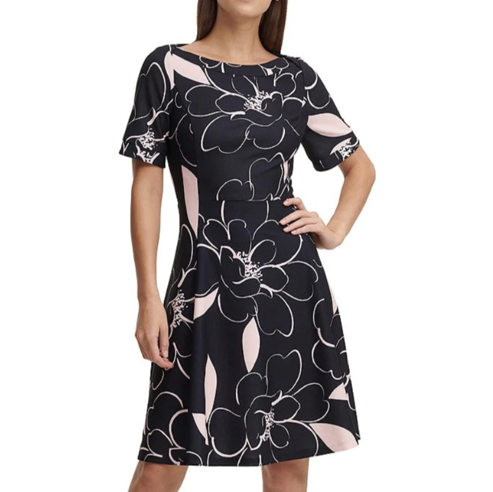 NWOT DKNY Bateau Neck Dress